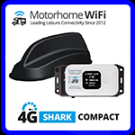 Motorhome WIFI 4G Shark Compact mobile wifi system for motorhomes and caravans